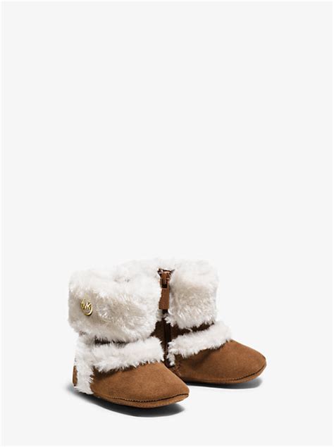 michael kors crib boots|Girl’s Grace Microsuede Boot, Infant .